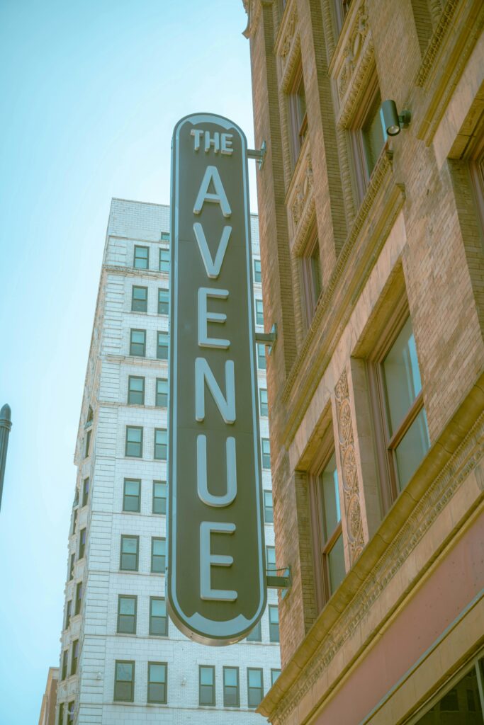 The Avenue Sign Symbolizing College Avenue Appleton Digital Marketing Services for Appleton and Surrounding Communities